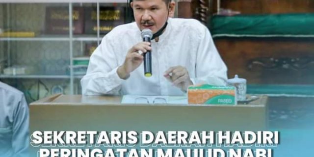 Sekretaris Daerah Hadiri Peringatan Maulid Nabi Muhammad SAW di Masjid Taufiqiyah