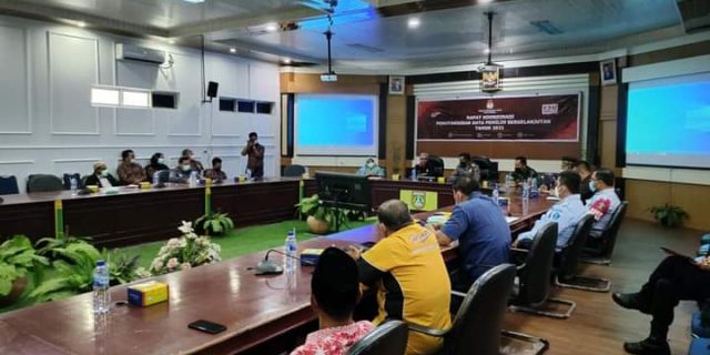 KPU Kota Dumai Lakukan Rapat  Koordinasi dan  Sosialisasi Pemutakhiran Data Pemilih Berkelanjutan Tahun 2021