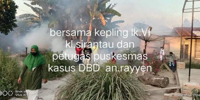 *Antisipasi DBD Dinkes Tanjungbalai lakukan Fogging*