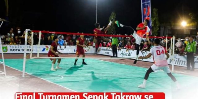 Final Turnamen Sepak Takraw se Provinsi Riau Imigrasi Dumai Cup I Berlangsung Meriah, Pemko Dumai Berikan Apresiasi