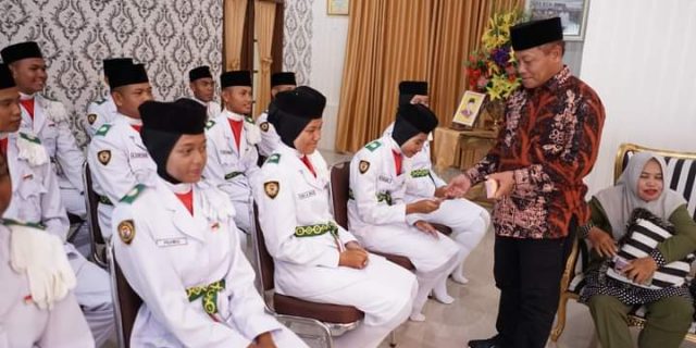 Pemerintah Kota (Pemkot) Tanjungbalai Melalui Dinas Pemuda Olahraga Pariwisata (Disporapar) Menggelar Acara Temu Ramah Bersama Anggota Paskibraka Kota Tanjungbalai Tahun 2022