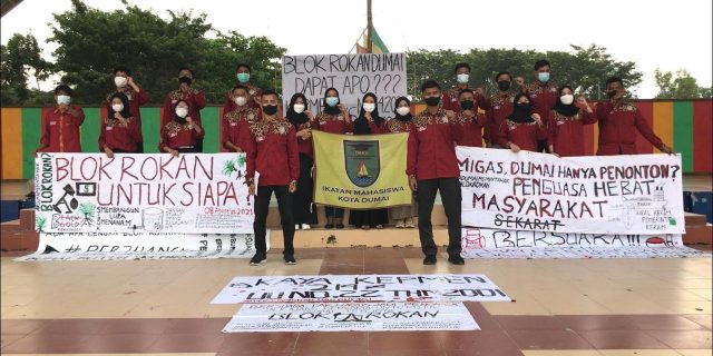 Pernyataan Sikap dan Tuntutan alih kelola blok rokan IMKD Pekanbaru kepada Menteri ESDM RI,Gubernur Riau dan Walikota Dumai