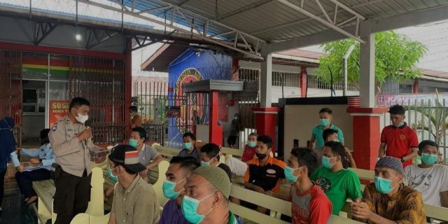 KENAIKAN KASUS COVID-19 DI INDONESIA, RUTAN DUMAI LAKUKAN VAKSINASI BOOSTER MASSAL
