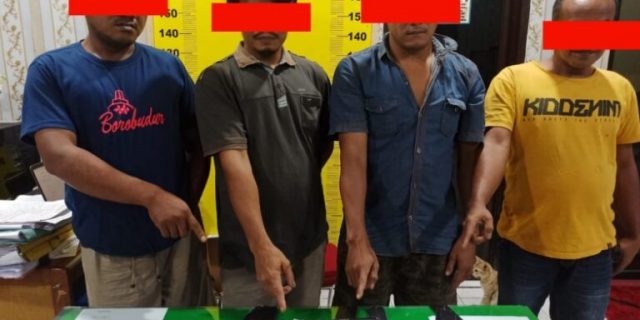 4 Agen Sabu Bandar Pulau Diciduk Satres Narkoba Polres Asahan