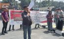 Aliansi Pemuda dan Mahasiswa Sumut Unras di Polda Sumut : Meminta Copot Kasat Narkoba Polres Labuhanbatu