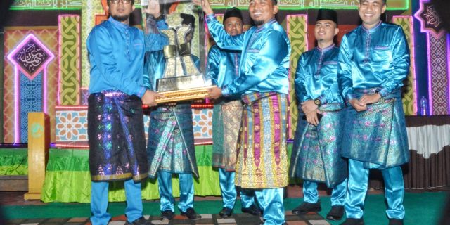 Peresmian MTQ Tingkat Kecamatan Pinggir Dihadiri Bupati Dan Wakil Bupati Bengkalis.