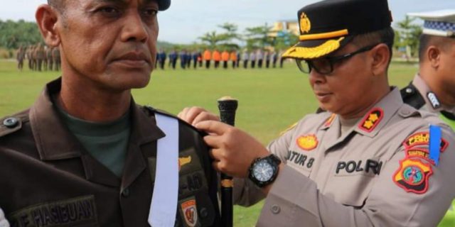 Kapolres Labuhanbatu Selatan Pimpin Apel Gelar Pasukan Ops Patuh Toba Tahun 2023