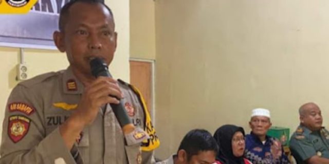 Kapolsek Kampung Rakyat AKP O.R Tambunan, S.H,MH.Temu Ramah Cooling Sytem Dengan Tokoh Agama Dan Masyarakat