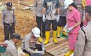 Kapolda Sumut Dalam Peletakan Batu Pertama Rumdis Perwira Polres Labusel