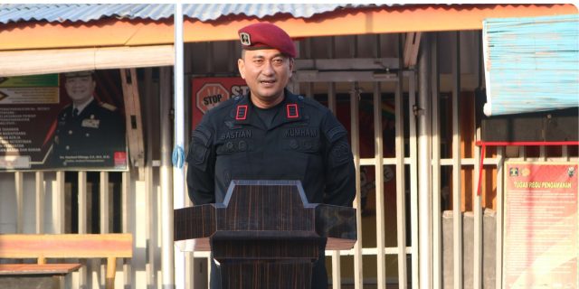 Bersama TNI, Polri dan BNN Rutan Dumai Gelar Apel Siaga 3+1 Berantas Halinar